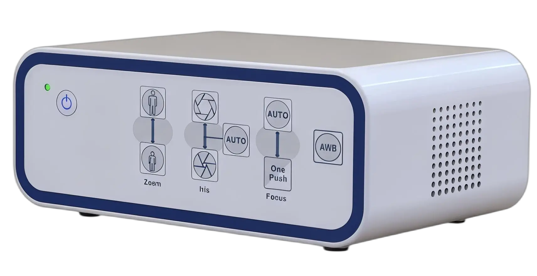 Wireless video receiver for a center-mounted surgical light camera